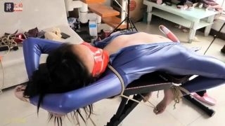 Asian teen bdsm bondage and pussy toying