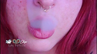 tattoed in smoking fetish