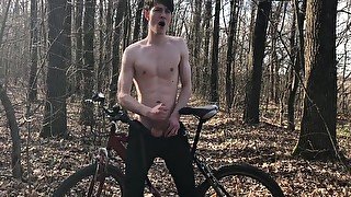 Horny teenager 18+ And Hot Trip By Bicycle ! 1 - Trip. 2 - Cumshot ! / Big Dick 12 Min