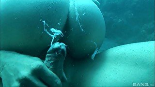 underwater fetish porn with naughty closeup