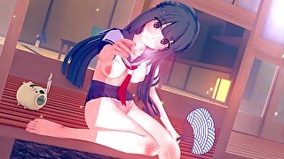 DREAMLIKE TIME WITH SHOUKO MAKINOHARA ✨ BUNNY GIRL SENPAI HENTAI