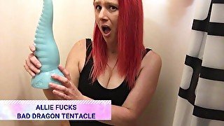 Allie Fucks Bad Dragon Toy