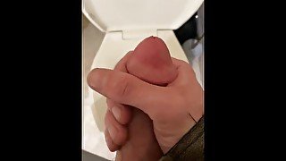 Dicks Great Stroke And Cum POV Into The Bathroom Toilet