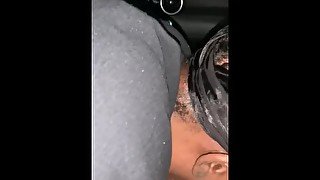 MOUTH FUCKING DADDY’s DICK in the DRIVE THRU PT. 2 HUGE CUMSHOT