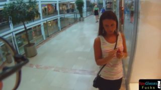 Pov fucked beauty pickedup in public