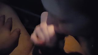 cheating backseat blowjob