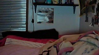 Horny emo teen 18+ fondles with her pussy