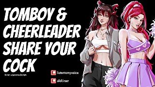 Slut Cheerleader & Hot Tomboy Let You Take Turns Fucking Them [Audio Roleplay] [Erotic Audio] [ASMR]