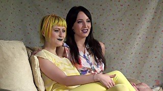 Frida Sante, Liz Rainbow And Melody Petite - Beautiful Spanish Slut Gets Disgraced Like A Pig!