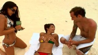 Adorable rangy latino Scarlett gives a magic blowjob