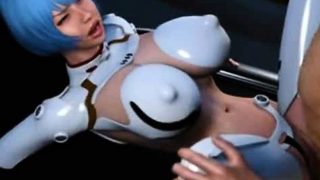 3D Busty Space Girl Jizzed Twice!