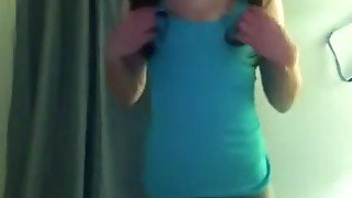 Amateur teen 18+ Crossdresser Stripping