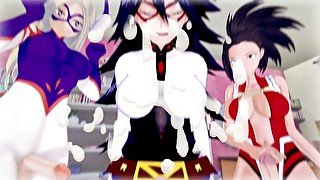 Futas Mt. Lady, Yaoyorozu, Midnight using futa quirk on your ass - MHA  Male Taker POV