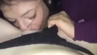 Lesbian eating her friend’s Pussy for breakfast 