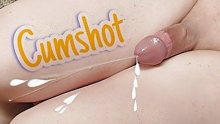 CUMSHOT ALL THE CUM STREAMING OUT OF MY HOT YUMMY BODY