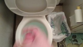 Mitchtheamazing cums in the bathroom for you