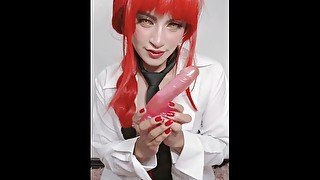 Makima Hentai Cosplay JOI - Eres mi perro de mi propiedad JOI FEMDOM