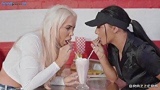 Tori Cummings, Emily Woods - Fast Food Fucking