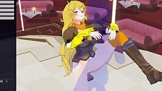 [CM3D2] - RWBY Hentai - Yang Xiao Long Burns With Desire For Thick Cock