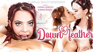 Sabina Rouge And Vanna Bardot - Down To Feathers - Pussy Licking