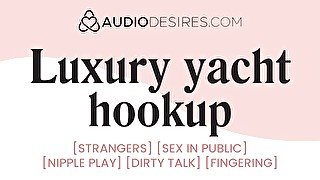 Below deck hookup with hot sailor [Pussy licking] [Fingering] [Erotic audio porn]