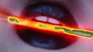 Neon Lips Need Dick