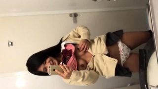 Japanese chick solo masturbation