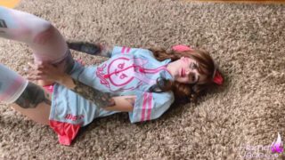 D.Va Passionate Deepthroat and Cowgirl Sex - Cosplay