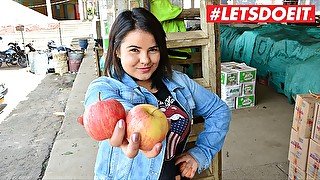 LETSDOEIT - Petite Chubby Colombian Beauty Is Picked Up To Get Fucked