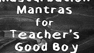 JOI Masturbation Mantras for Teacher's Good Boy &vert;&vert; XXX Erotic Audio with Aurality