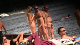 South Island beach girl group sex