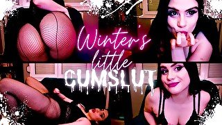 Winter's Little Cumslut CEI - FemDom, Cum Eating Instructions, JOI, Ass Worship, Self Facial Fetish