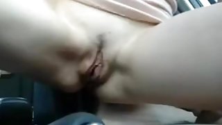 Horny Couple Fucks In His Car