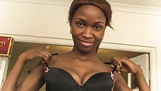 Skinny Black Amateur teen 18+ Fucks White Casting Agent