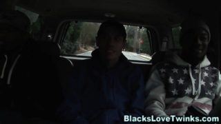 White dudes 3way rides black dicks