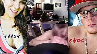 AMAZING AGGRESSIVE MOUTH FUCK WHILE STREAMING ONLINE!!!