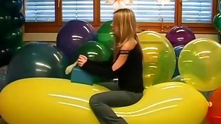 SEXY GIRL PUMP MORE BIG BALLOONS FOR A SET