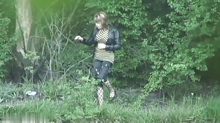 Girls Pissing voyeur video 16