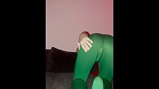 Christmas Elf Lycra Fart POV