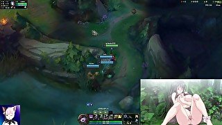 Femboy Edges for an Hour and Watches Hentai While Playing League!