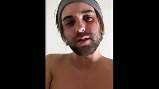 POV de guapo español de ojos azules follando pasivo