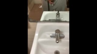 Public bathroom piss