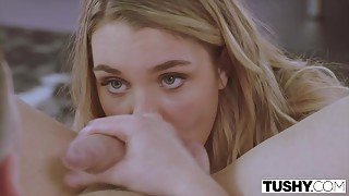 TUSHY Gabbie Carter's Desire To Be Gaped Comes True