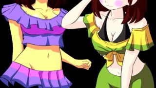 Speed Paint - Frisk y Chara Bikini