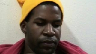 Horny Gay Gangsta Masturbates Ebony Cock