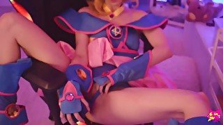 Dark Magician Girl Yu-Gi-Oh! Cosplay camgirl Pitykitty