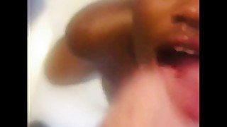 Black teen gets cumshot slomo