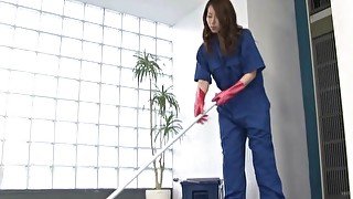 Hardcore Japanese fucking with a naughty maid and her boss