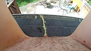 Squirt of Pee on a Roof