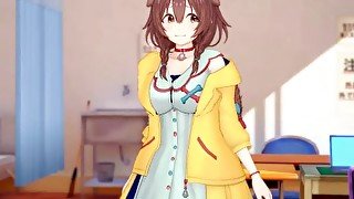 【エロゲーコイカツ！】VTuber 戌神ころね3DCGアニメ動画(バーチャルYoutuber)[Hentai Game Koikatsu! Inugami Korone(Anime 3DCG Vide